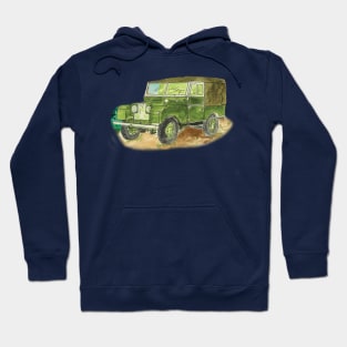 seris one Land rover Hoodie